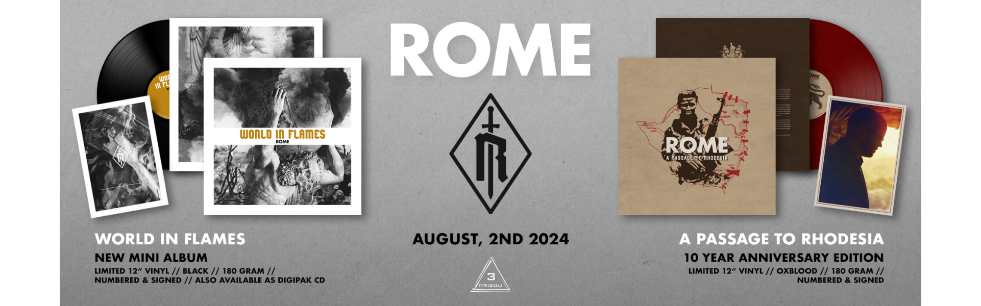 Rome (Jerome Reuter) Merchandise for Fans - www. Onlinesho