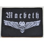 Patch MACBETH "Logo schwarz-weiss Patch 11,5 x 8...