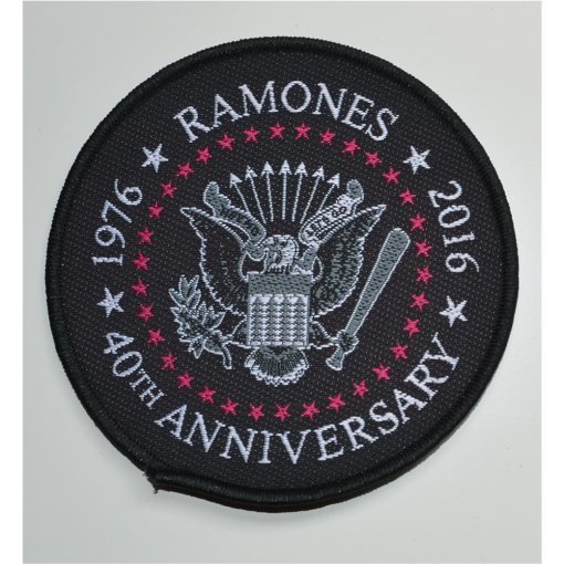 Aufnäher RAMONES "40th Anniversary 9,3 cm"
