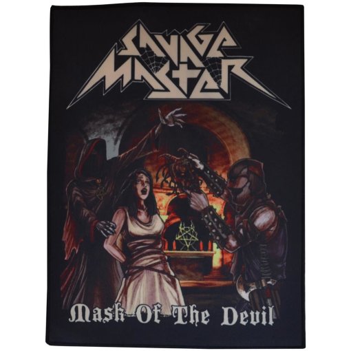 Patch SAVAGE MASTER "Mask Of The Devil Backpatch 23,5 x 31,5 cm"
