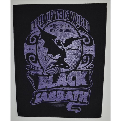 Backpatch BLACK SABBATH "Lord Of This World"