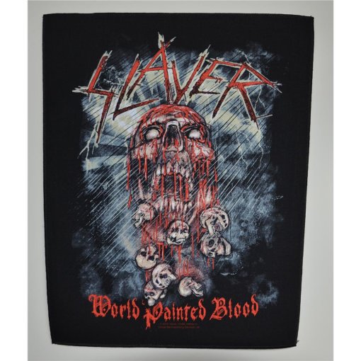 Backpatch SLAYER "World Painted Blood"