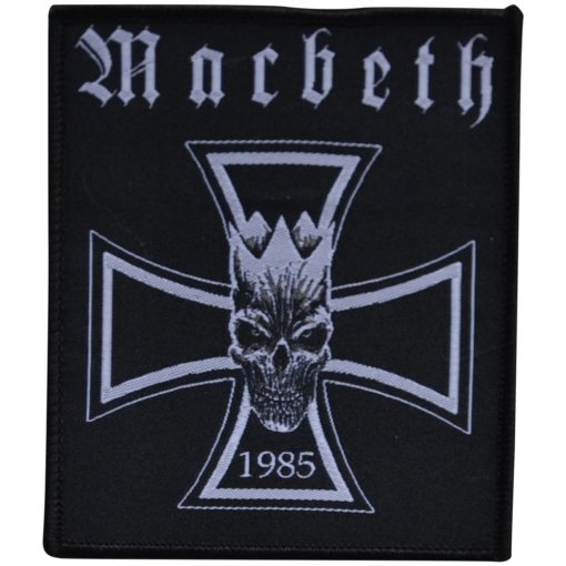 Aufnäher MACBETH "1985 - Kreuz"