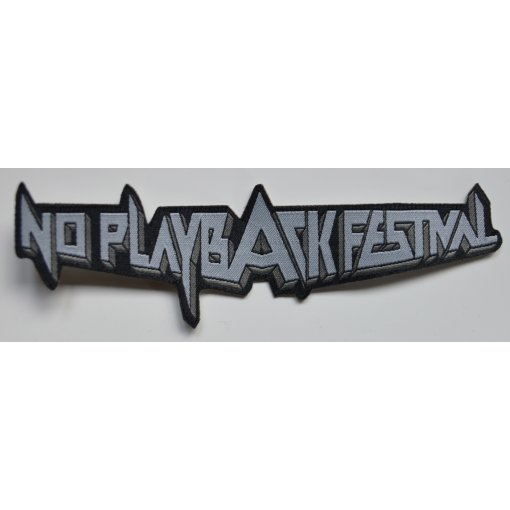 Aufnäher NO PLAYBACK FESTIVAL "Logo"