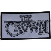 Patch THE CROWN "Black-Logo On White-Patch"