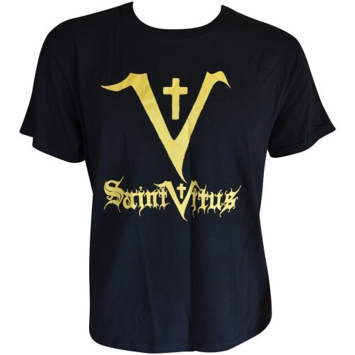 T-Shirt SAINT VITUS "Yellow-Logo Black-T-Shirt"