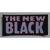 Patch THE NEW BLACK "14,5 x 6,5 cm"