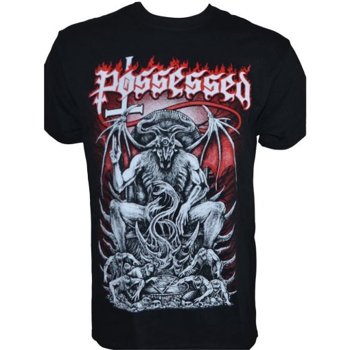 T-Shirt Possessed  "Pentagram Throne - Gildan"