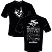 T-Shirt Stay together "Logo - black&white"