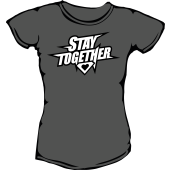 Girly-Shirt Stay together "Stay together - black&white"