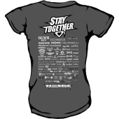 Girly-Shirt Stay together "Stay together - black&white"