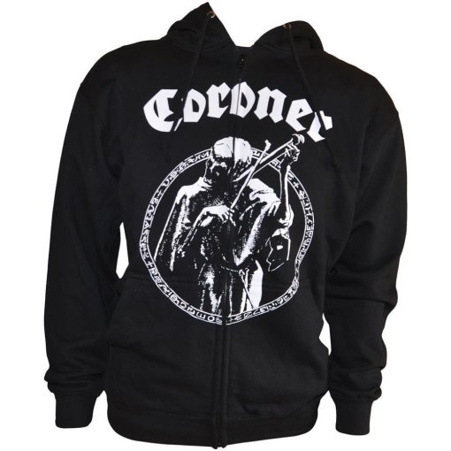 Hoodie Coroner "Punishment For Decadence - Just Hoods Zoodie - Hooded Zipper"