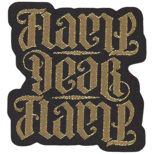 Patch Flame Dear Flame "Cut Out Logo"