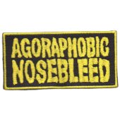 Aufnäher Agoraphobic Nosebleed "Logo Yellow"
