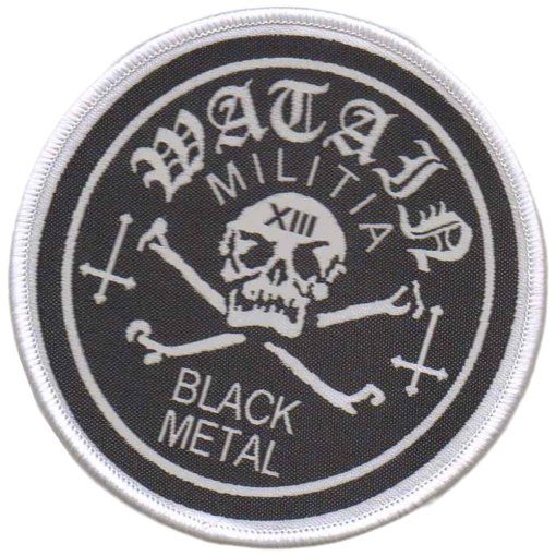 Aufnäher Watain "Militia Black Metal White Border"