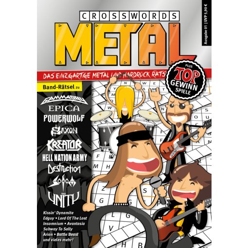 Rätselmagazin Metal Crosswords "Ausgabe 1"