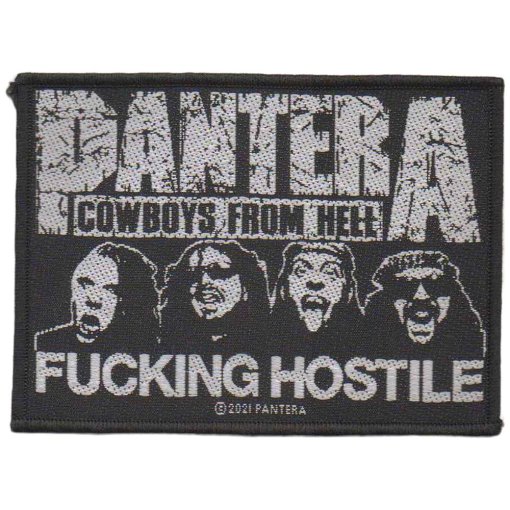 Aufnäher Pantera "Fucking Hostile"