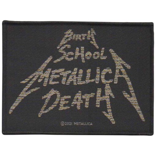 Aufnäher Metallica "Birth, School, Metallica, Death"