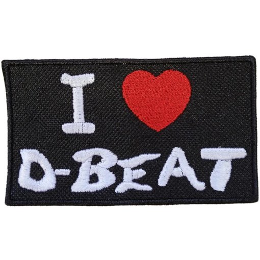 Patch I Love D-Beat "Logo"