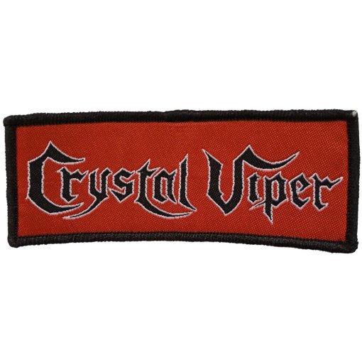 Aufnäher Crystal Viper "Red-patch with black-logo"
