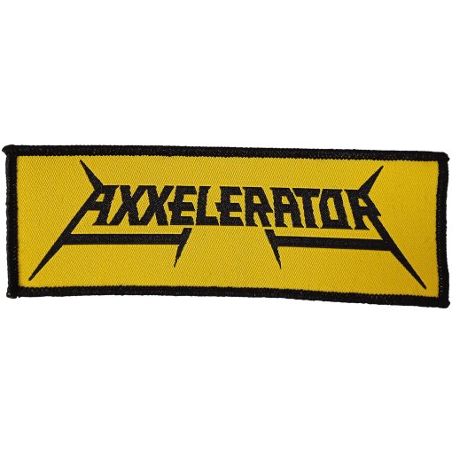 Aufnäher Axxelerator "Black-Logo / Yellow-Patch"