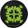 Patch Type O Negative "Gear Logo"