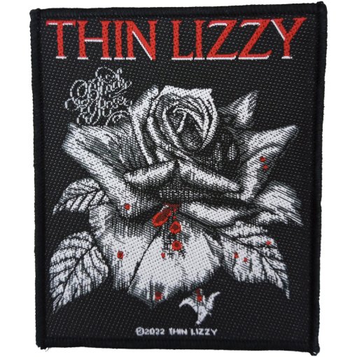 Aufnäher Thin Lizzy "Black Rose"