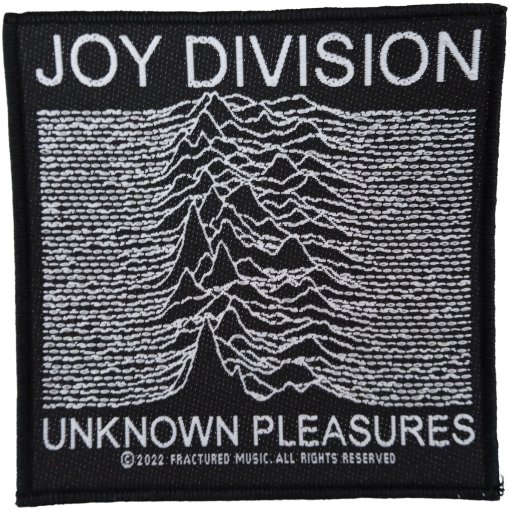 Aufnäher Joy Division "Unknown Pleasures"