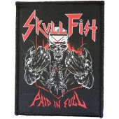 Patch Skull Fist "Paid In Full"