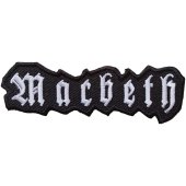 Aufnäher Macbeth "Cut Out Logo"