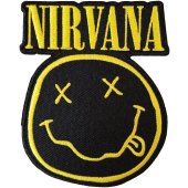 Aufnäher Nirvana "Smiley Face Cut Out"