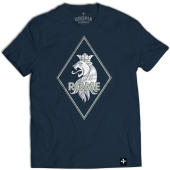 navy T-Shirt ROME "Lion Head" S