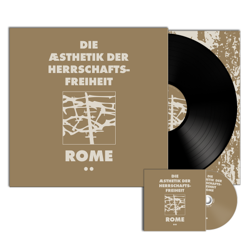 ltd. black 12" Vinyl+CD ROME "Die Aesthetik der Herrschaftsfreiheit – Band 2"