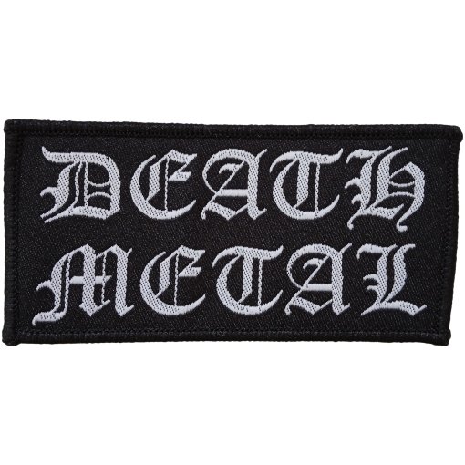 Aufnäher Death Metal "DEATH METAL"