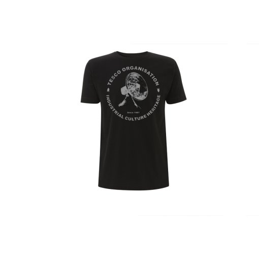 T-Shirt Tesco Organisation "grauer Druck Industrial Culture"