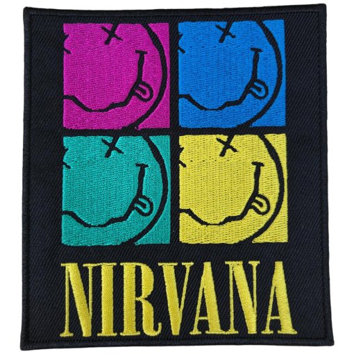 Patch Nirvana "Smiley Squares"