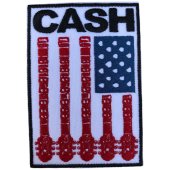 Aufnäher Johnny Cash "Flag"