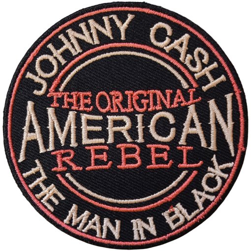 Aufnäher Johnny Cash "American Rebel"