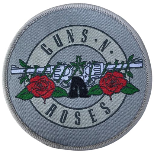 Patch Guns N Roses "Silver Circle Logo"