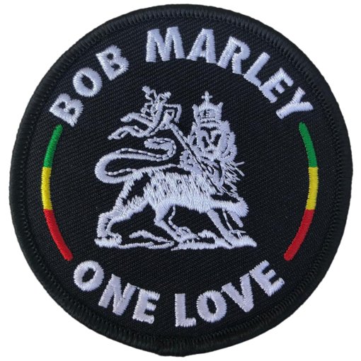 Aufnäher Bob Marley "Lion"