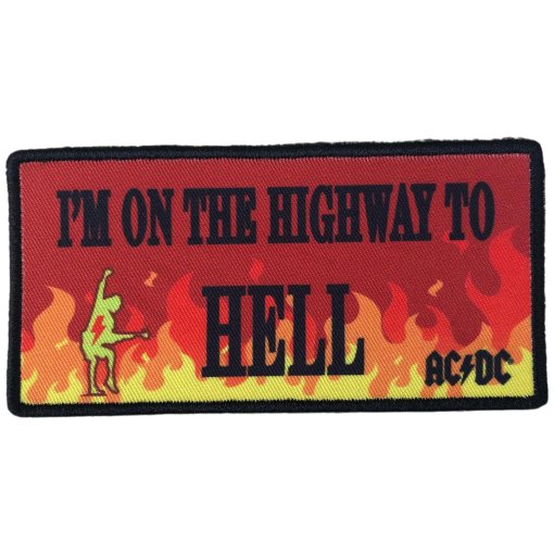 Aufnäher Ac/Dc "Highway To Hell Flames"