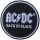 Patch Ac/Dc "Back In Black Circle"