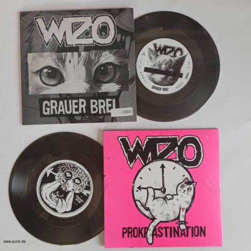graue 7" Vinyl WIZO "Grauer Brei - Prokrastination"