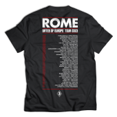 T-Shirt ROME "Gates Of Europe Tour 2023" L