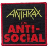 Aufnäher Anthrax "Anti-Social Printed"