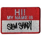 Aufnäher Eminem "Hi! My Name Is Slim Shady"