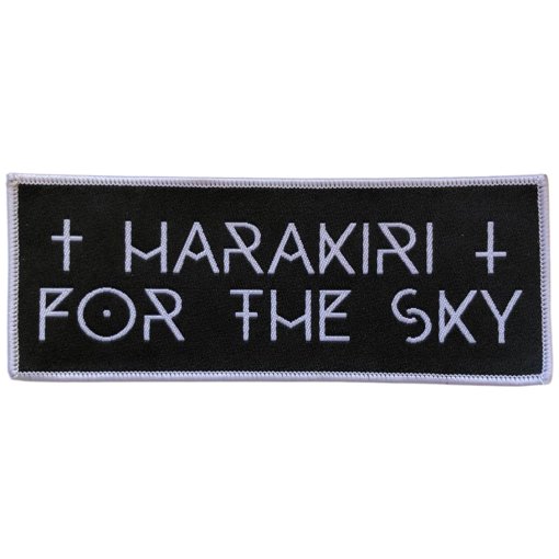 Aufnäher Harakiri For The Sky "Logo # 2 White"