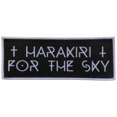 Patch Harakiri For The Sky "Logo # 2 White"