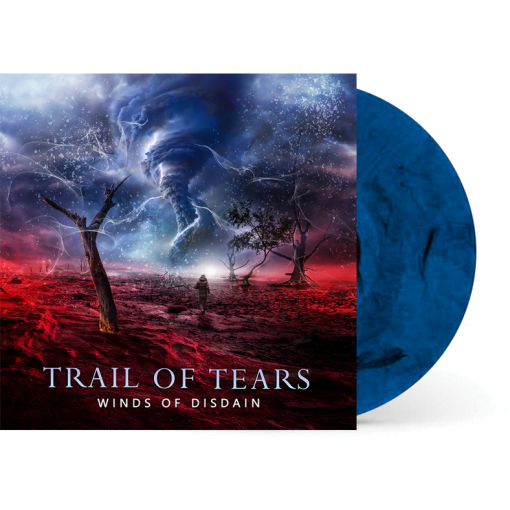 ltd. Marbled Blue & Black 12" Vinyl Trail of Tears "Winds of Disdain"