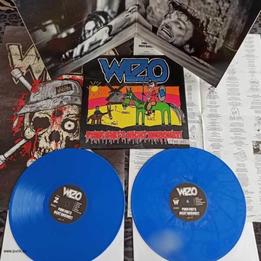 ltd. blaue 2x12" Vinyl WIZO "Punk gibts nicht umsonst! (Teil III)"